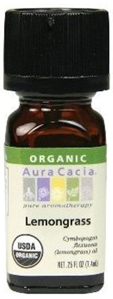 AURA CACIA Lemongrass Certified Organic EO (7.4 ml)