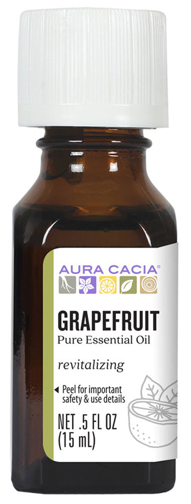 AURA CACIA Grapefruit Essential Oil (15 ml)