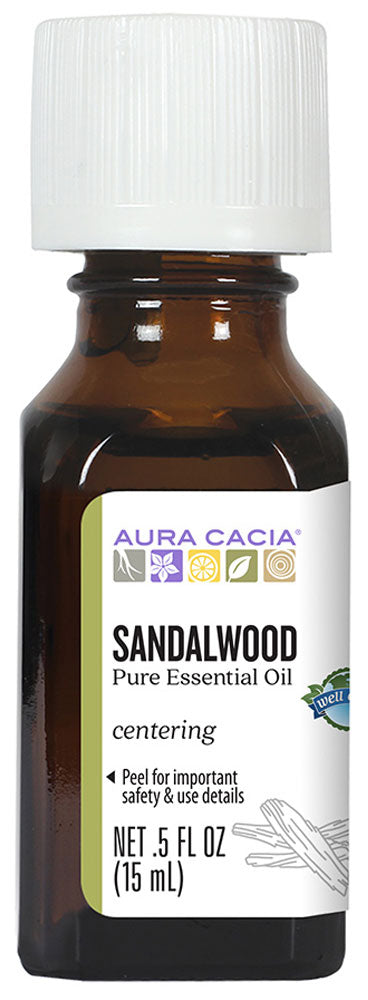 AURA CACIA Sandalwood Essential Oil  (15 ml)