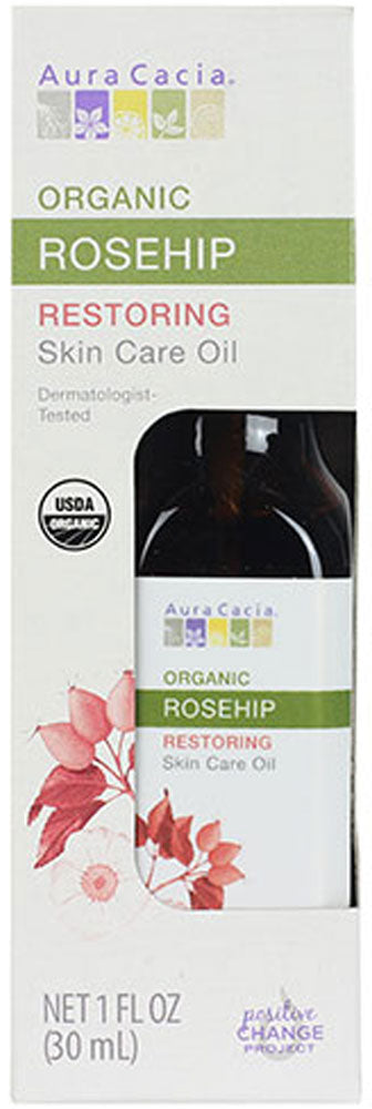 AURA CACIA Organic Rosehip Oil - Boxed (30 ml)