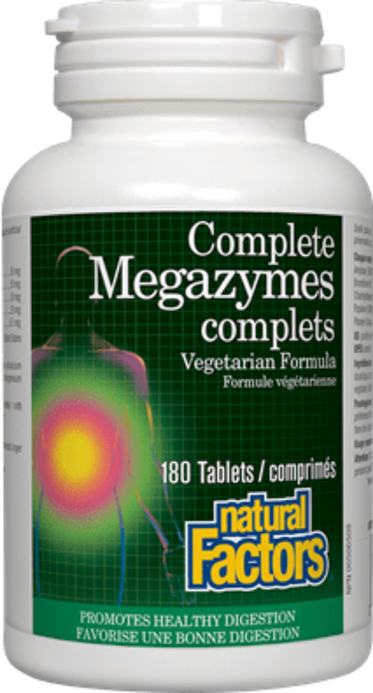 Natural Factors Complete Megazymes (180 tabs)