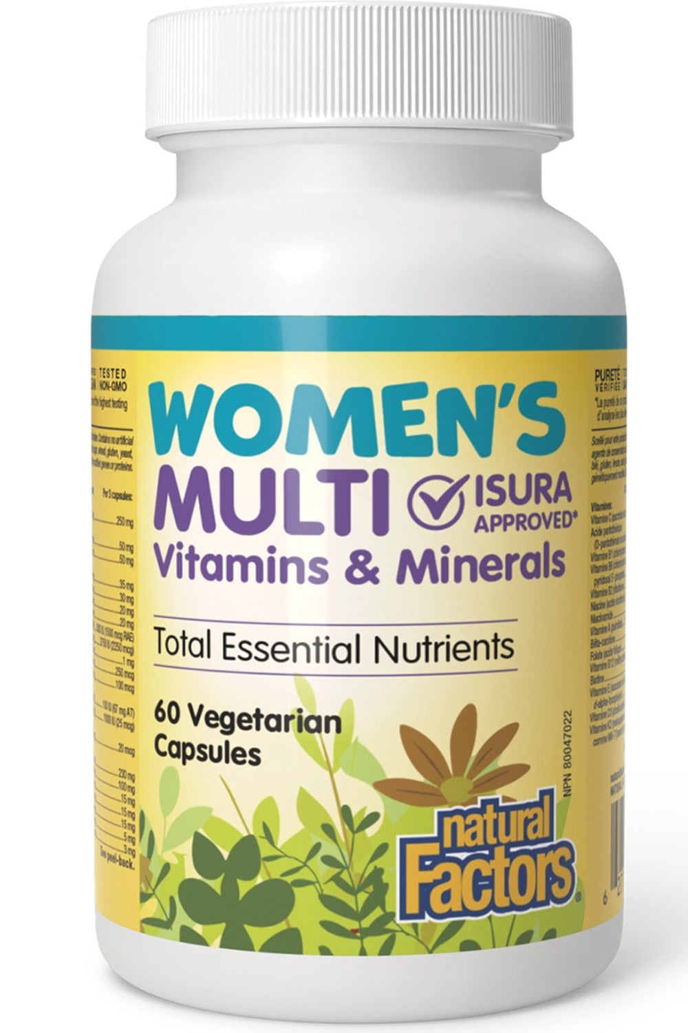 NATURAL FACTORS Women’s Multi Vitamins & Minerals (60 vcaps)