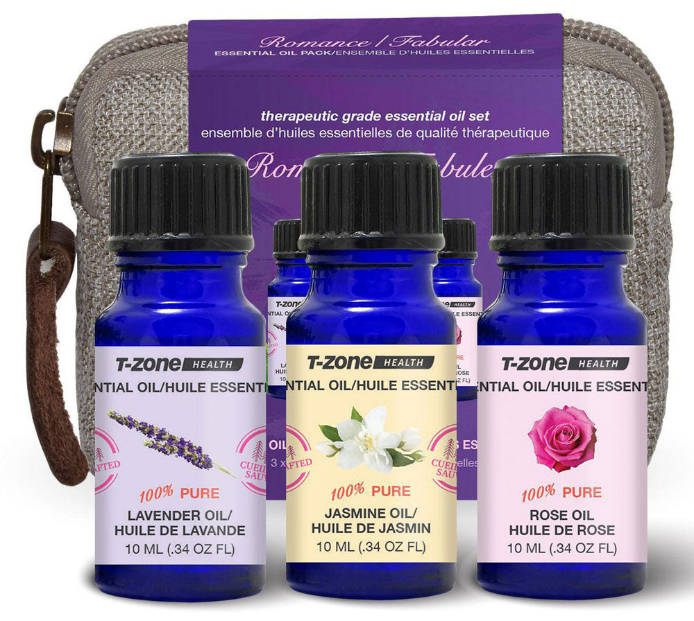 T-ZONE Health Romance theme essential oils (3-pack of 10ml)