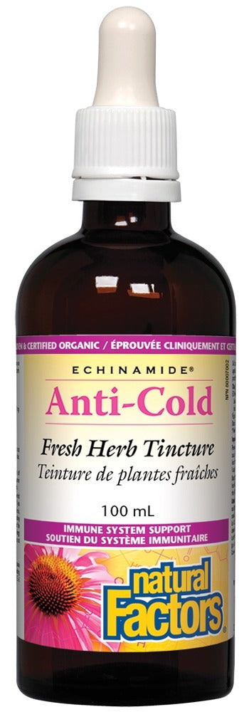 NATURAL FACTORS Echinamide Anti-Cold Tincture (100 ml)