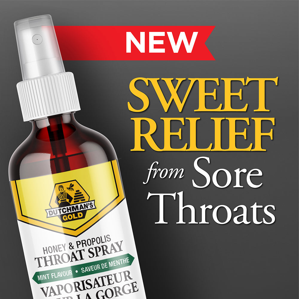 DUTCHMAN'S GOLD Honey and Propolis Throat Spray
