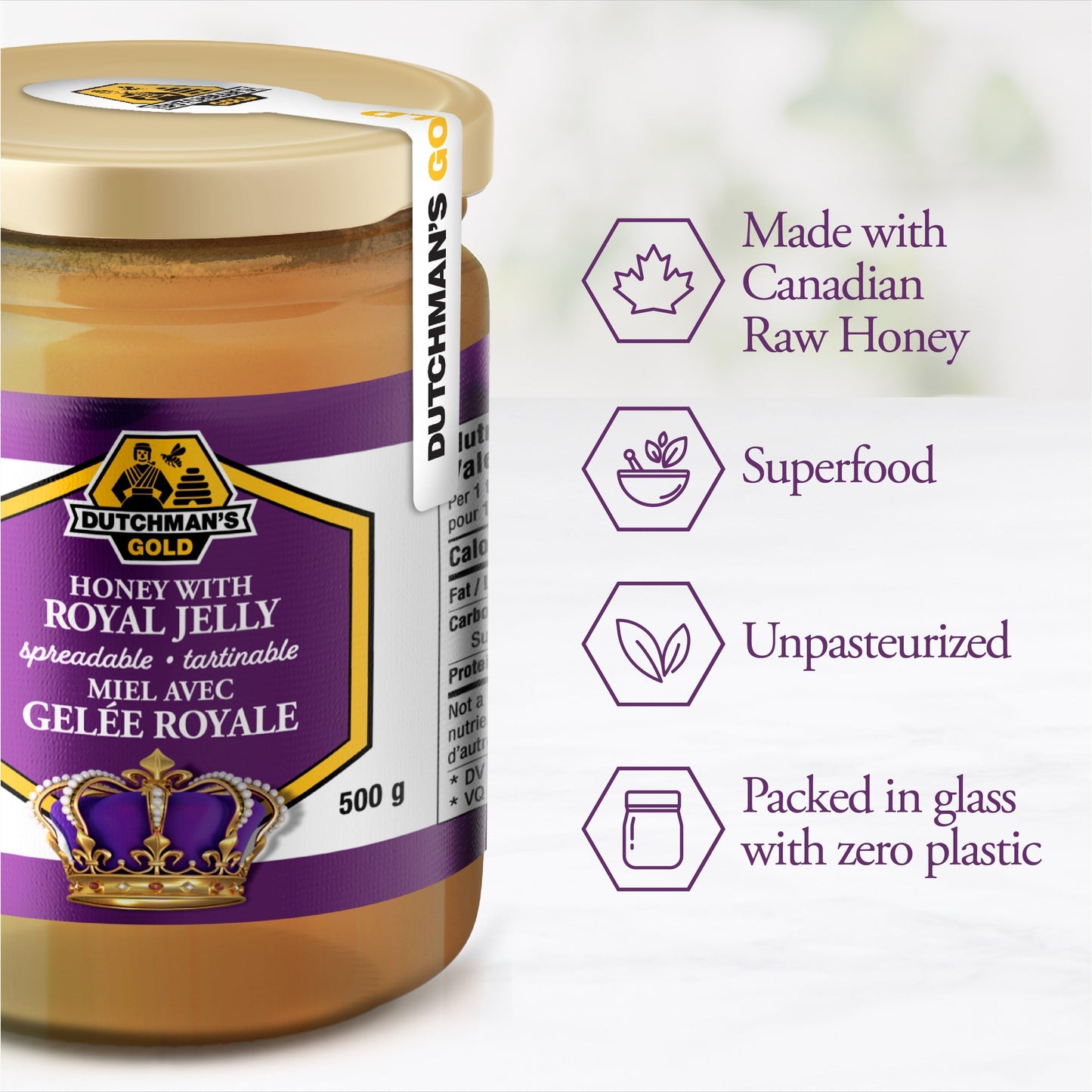 DUTCHMAN'S GOLD Honey with Royal Jelly