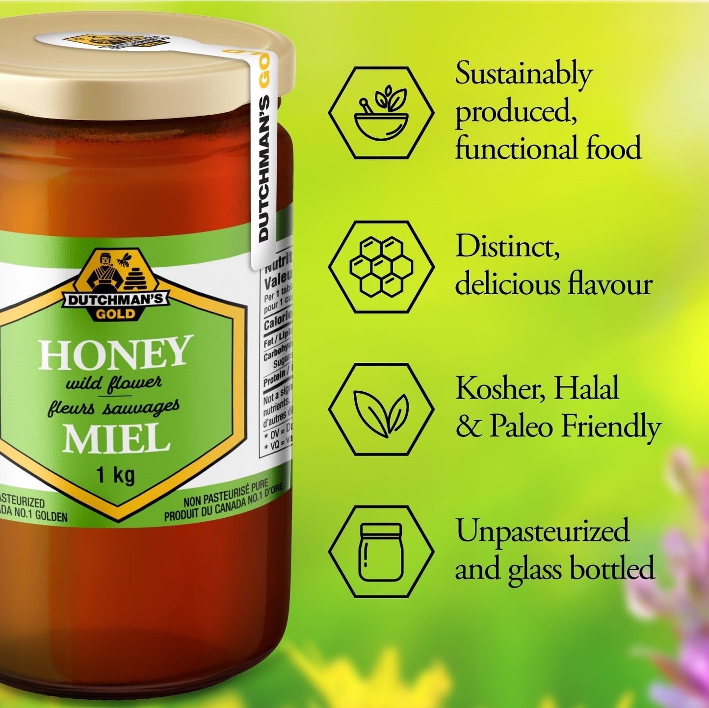 DUTCHMAN'S GOLD Wildflower Honey