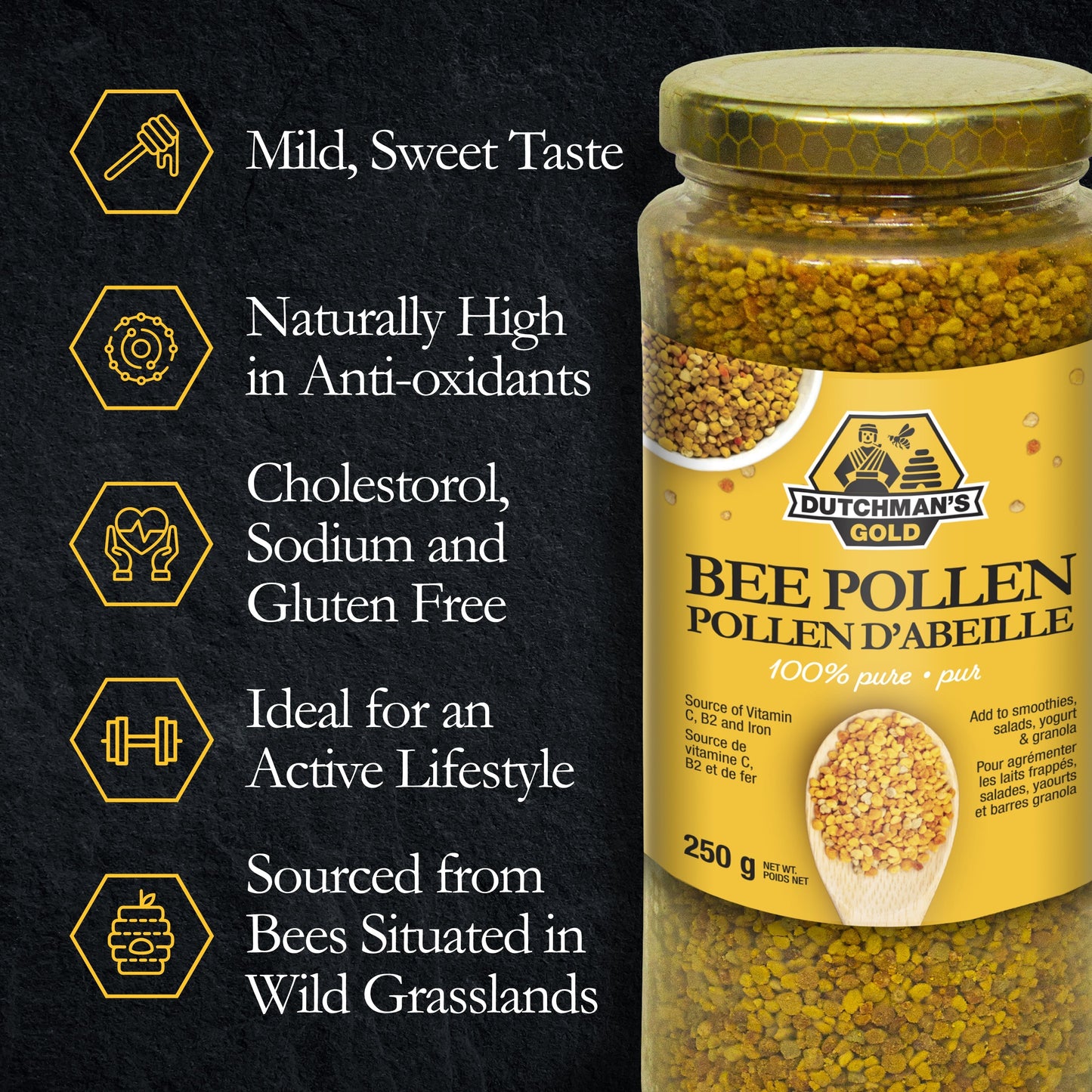 DUTCHMAN'S GOLD Bee Pollen Granules
