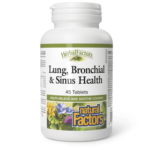 HerbalFactors - Lung, Bronchial & Sinus Health (45 tabs)