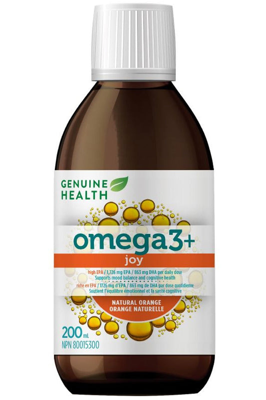 GENUINE HEALTH Omega3+ JOY (Orange - 200 ml)