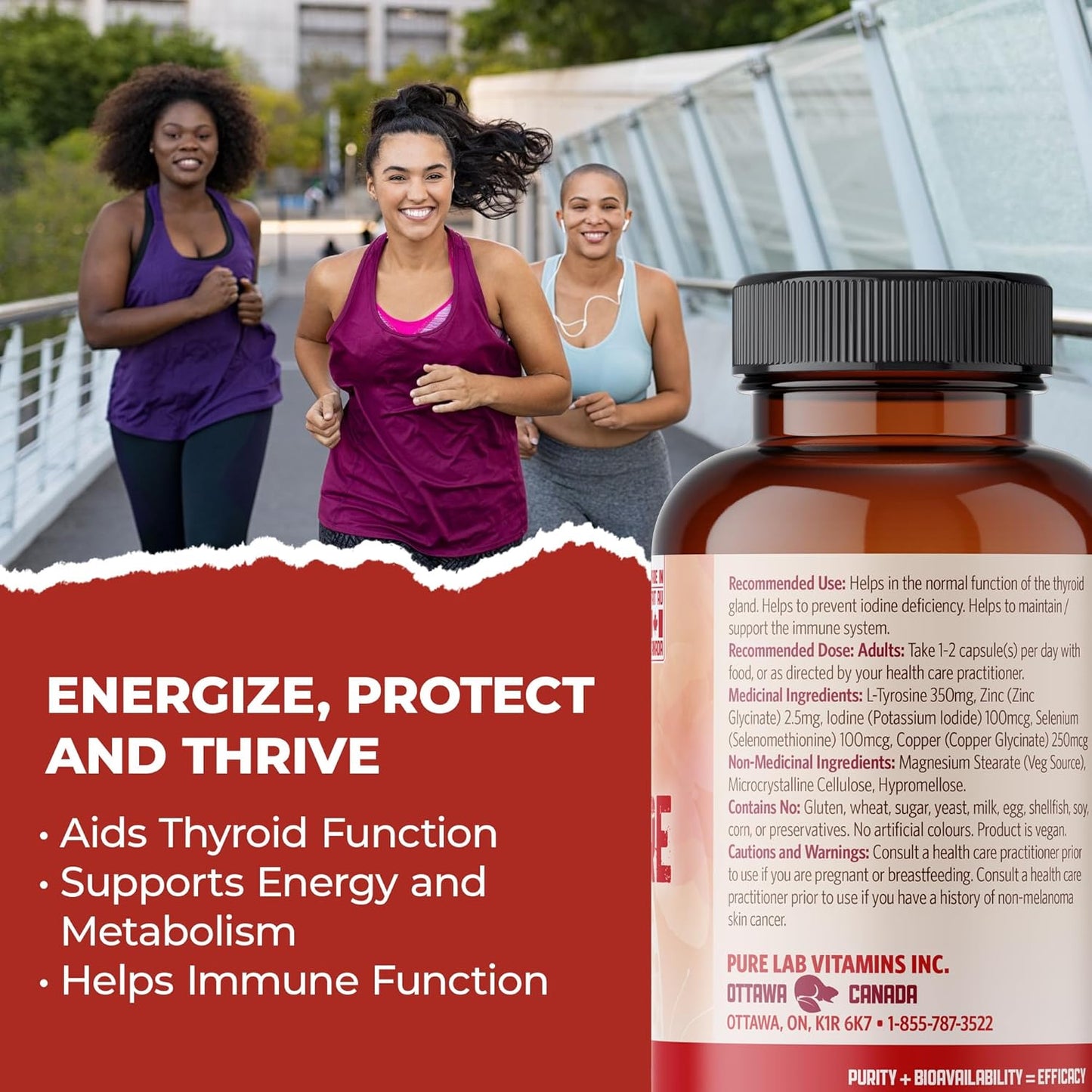 PURE LAB VITAMINS ThyroPure (120 veg caps)