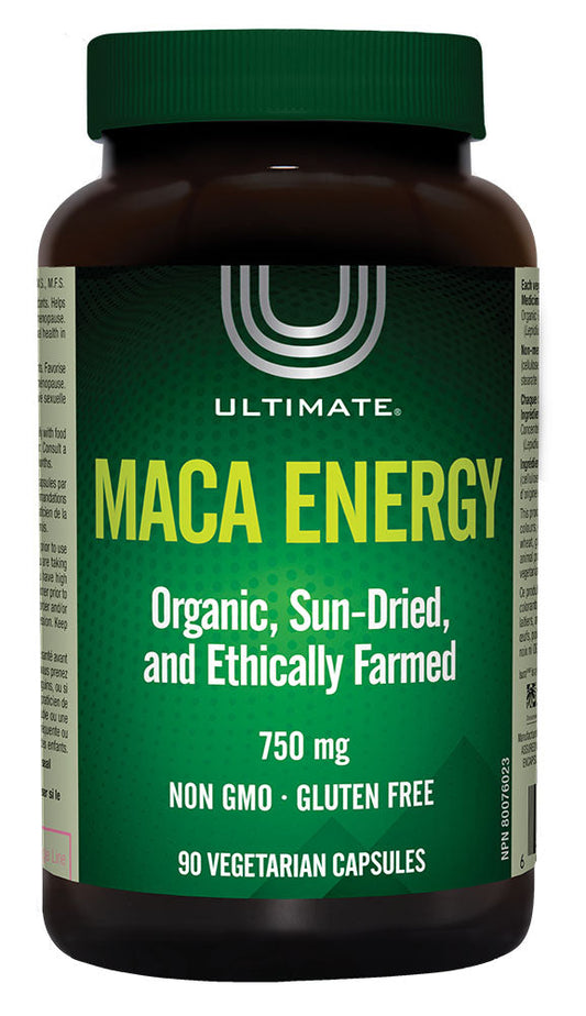 ULTIMATE Maca Energy (750mg - 90 veg caps)