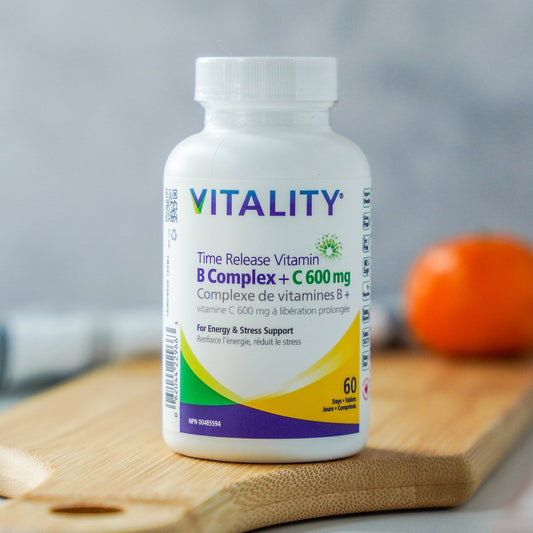 VITALITY Time Release B Complex + C 600 mg