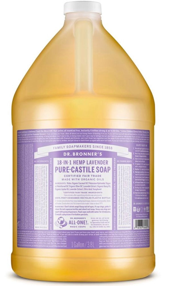 DR BRONNER'S Pure Castile Soap (Lavender - 3.8 L)