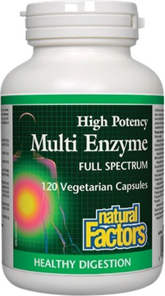NATURAL FACTORS Multi Enzymes (120 caps)
