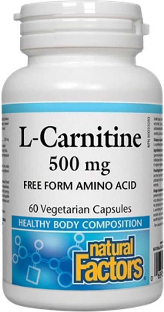NATURAL FACTORS L-Carnitine (500 mg - 60 veg caps)