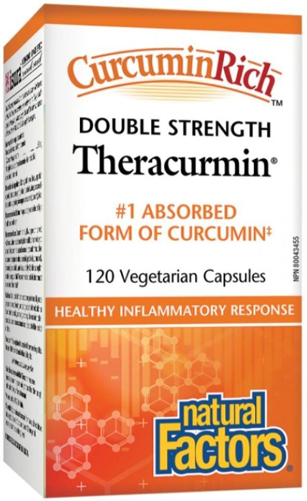 NATURAL FACTORS Theracurmin DBL Strength (60 mg - 120 veg caps)