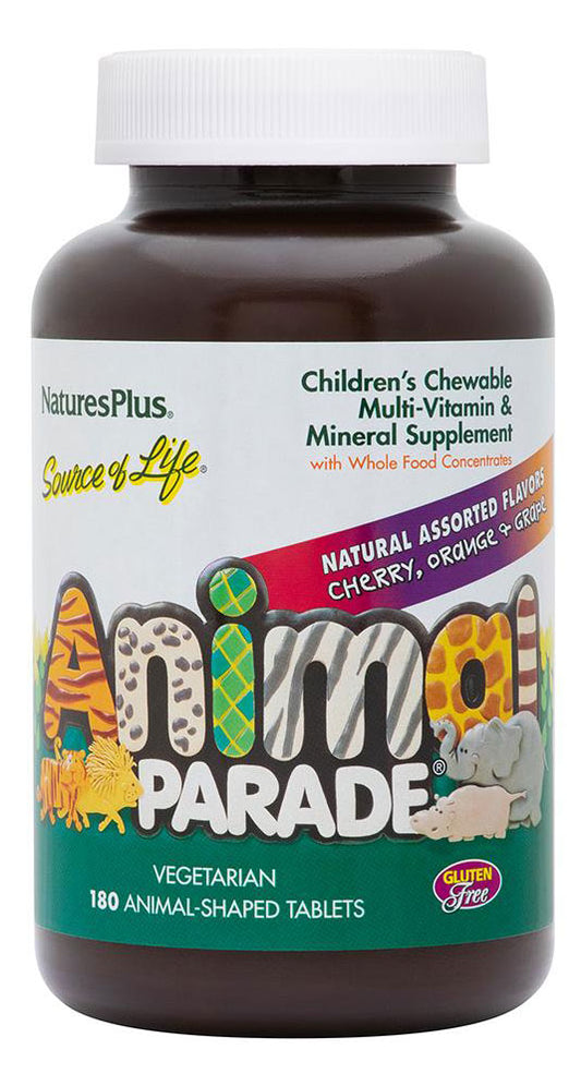 NATURES PLUS Animal Parade Children’s Multivitamin SF (Assorted - 90 chews)