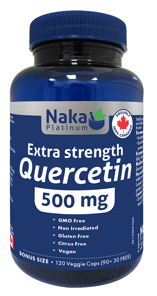 NAKA Platinum Extra Strength Quercetin (500 mg - 120 caps)