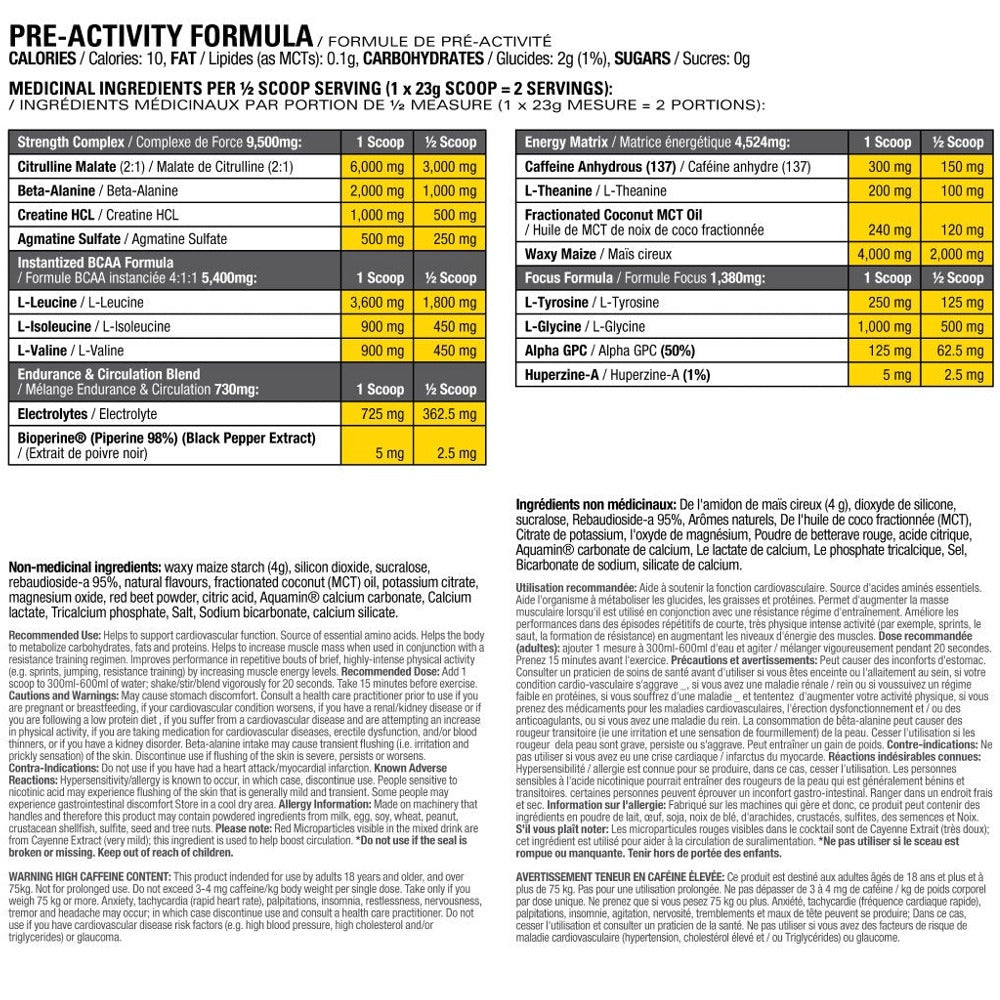 ATHLETIC ALLIANCE HAVOK-137 - Pre Workout (Pineapple Mango - 690 gr)