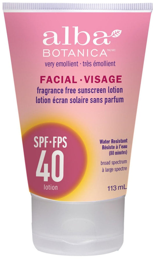 ALBA BOTANICA Very Emolli Facial Sunscreen SPF40