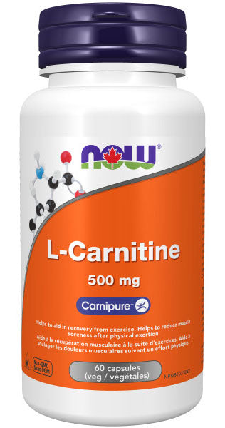 NOW L - Carnitine (500 mg - 60 veg caps)