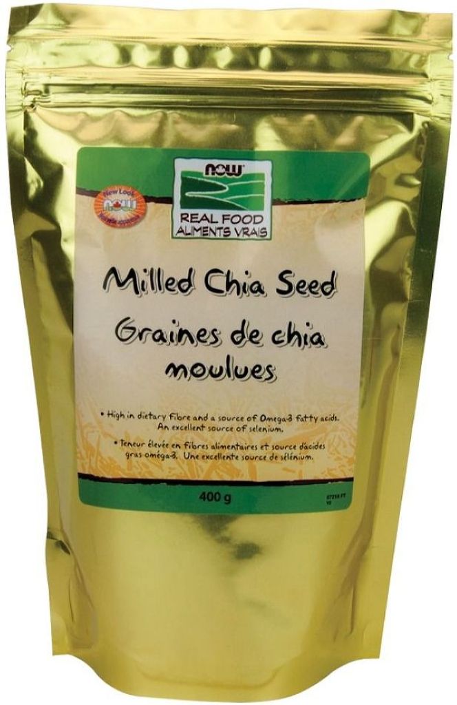NOW Milled Chia Seeds  (400 gr)