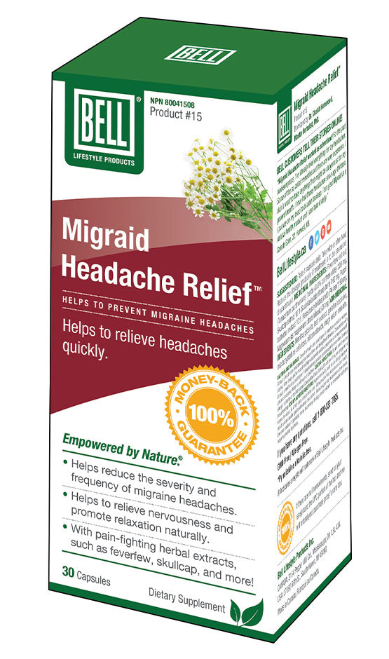 BELL Migraid Headache Relief ( 30 caps)